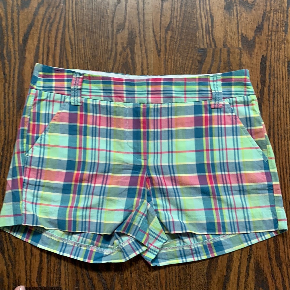J Crew plaid shorts